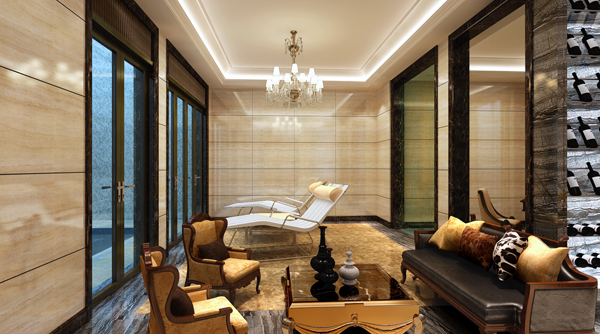 別墅裝修設(shè)計(jì)底薪休閑廳